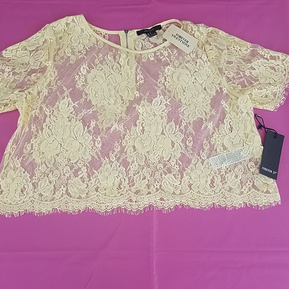 Cropped dressy blouse